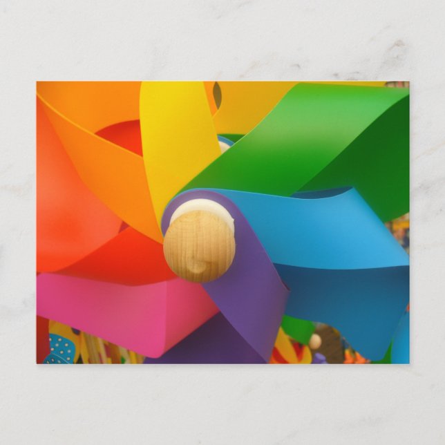 Bright Pinwheel postcard (Front)