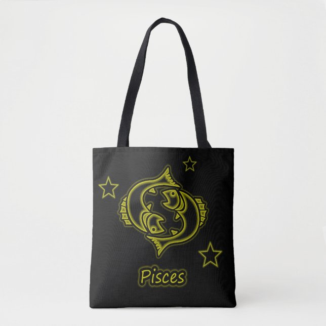Bright Pisces Tote Bag (Front)