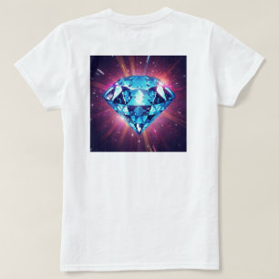 Bright Pixelated Diamond  T-Shirt
