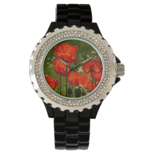 Bright Poppies Watch
