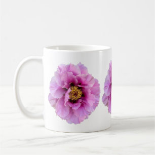 bright & pretty fuchsia pink peony coffee mug