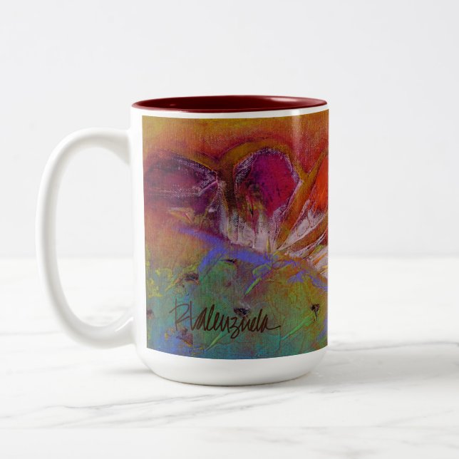 Bright Prickly Pear Mug (Left)