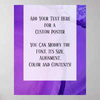Bright Purple Abstract Alcohol Ink Fluid Art DIY