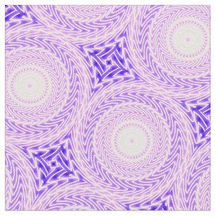 Bright purple circles pattern fabric