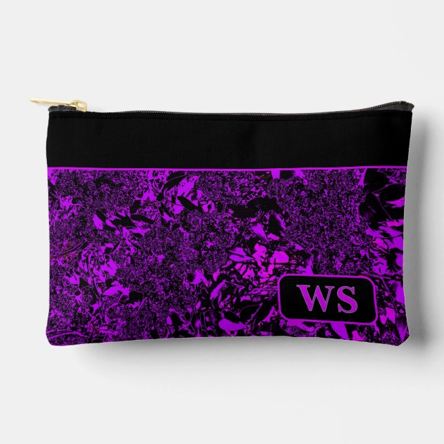 Bright Purple Cosmetic Bag  (Front)