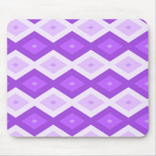 Bright purple diamond pattern mouse pad