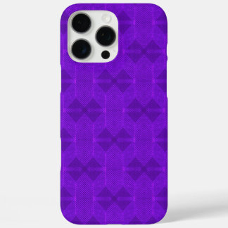 Bright purple geometric texture. iPhone 16 pro max case