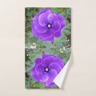 Bright Purple Hibiscus, Hand Towel
