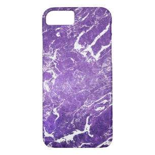 bright purple marble pattern iPhone 8/7 case