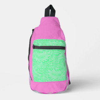 Bright Purple Mint Green Pastel Sling Bag