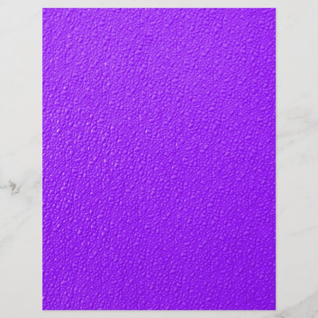 Bright Purple Neon Trendy Colours Flyer (Front)