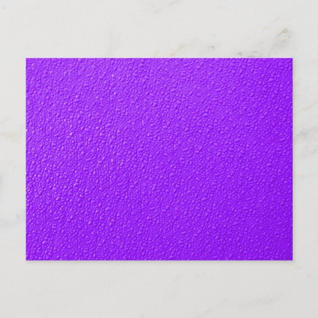 Bright Purple Neon Trendy Colours Postcard (Front)