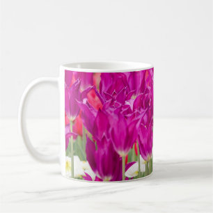 Bright Purple Pink Posies Coffee Mug
