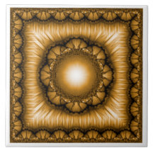 Bright radiating geometric ornament