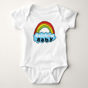Bright Rainbow Baby Birth Blessing Birth Miracle Bodysuit