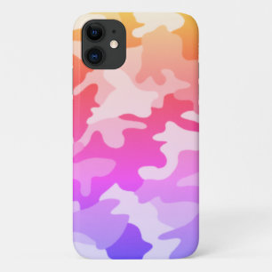 Bright Rainbow Camouflage iPhone 11 Case
