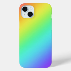 Bright Rainbow Gradient iPhone 15 Mini Case