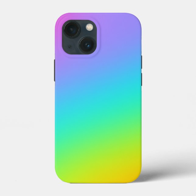 Bright Rainbow Gradient Case-Mate iPhone Case (Back)