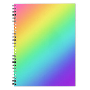 Bright Rainbow Gradient Notebook