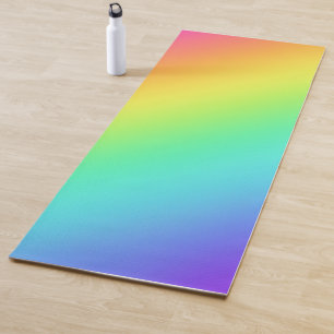 Bright Rainbow Gradient Yoga Mat