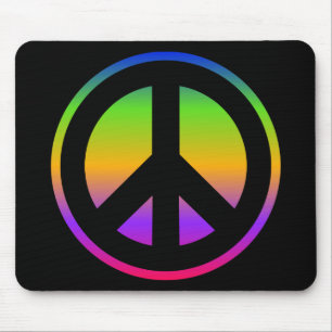 Bright Rainbow Mouse Pad