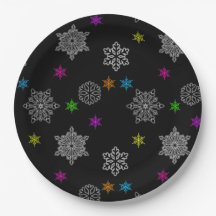Bright Rainbow Party Plates - set 2