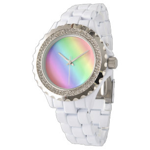 Bright Rainbow Stripes Watch