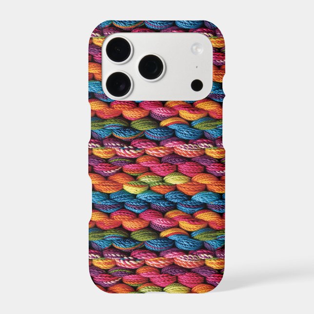 Bright rainbow yarn (Back)