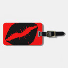 Bright Red and Black Kiss