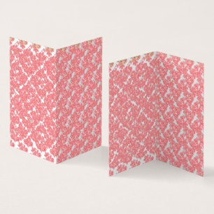 Bright red and pink floral wrapping paper featurin