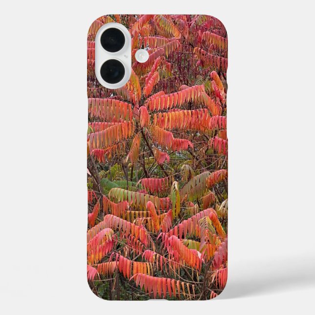 Bright red autumn foliage Case-Mate iPhone case (Back)