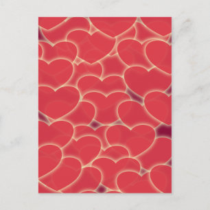 Bright Red Desire Postcard