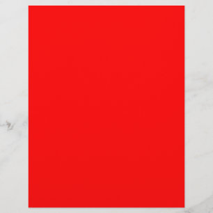 Bright Red Letterhead