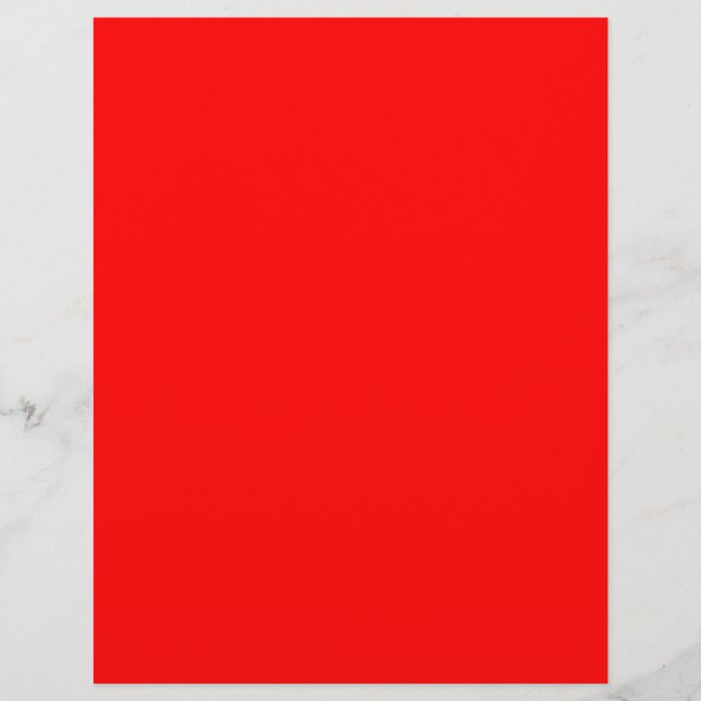 Bright Red Letterhead (Front)