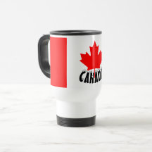 Bright Red Maple Leaf Canada Flag