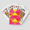 Bright Red Orange Yellow Pink Deck of Cards