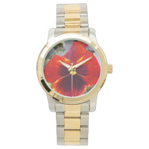 Bright Red Pansy, Watch