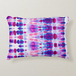 Bright Red Yellow Abstract Art Decorative Cushion