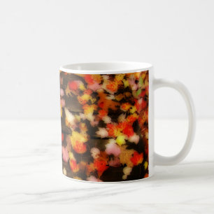 Bright Red Yellow Autumn Maple Leaves Coffee Mug