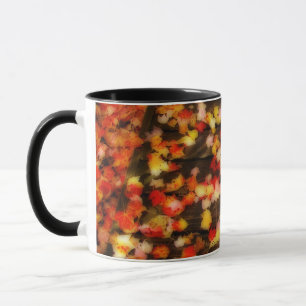 Bright Red Yellow Autumn Maple Leaves Mug