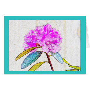 Bright Rhododendron in electric colours!