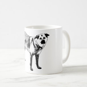 bright ridge calm, tibetan mix coffee mug