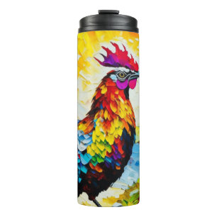 Bright Rooster Thermal Tumbler