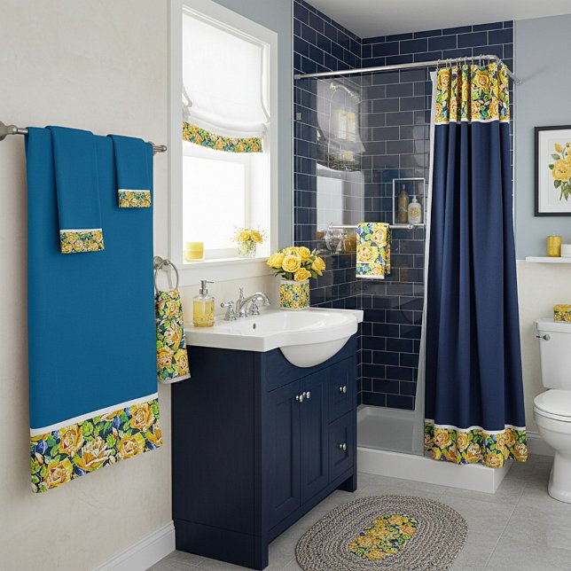 Bright roses bath towel set (Creator Uploaded)