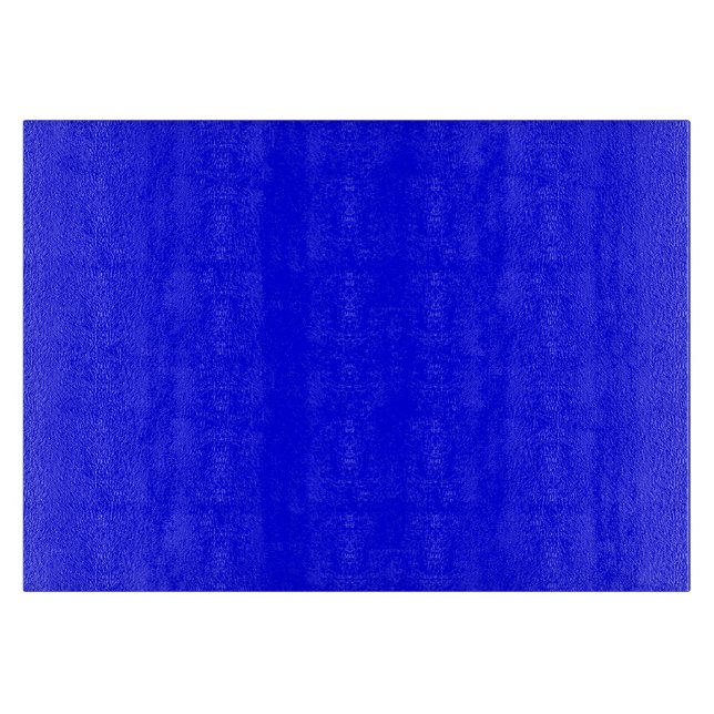 Bright Royal Blue Solid Trend Colour Background Cutting Board (Front)