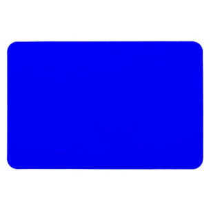 Bright Royal Blue Solid Trend Colour Background Magnet
