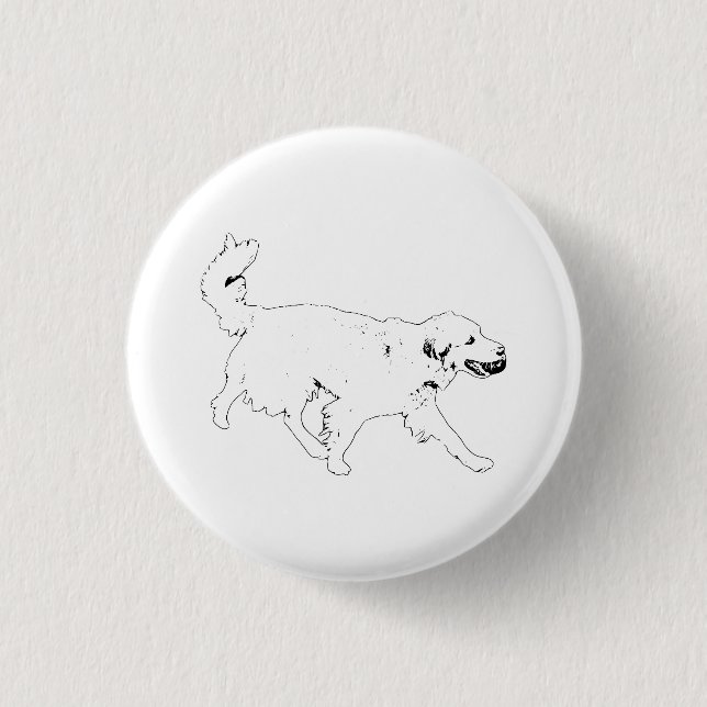 Bright Running Beat 3 Cm Round Badge (Front)