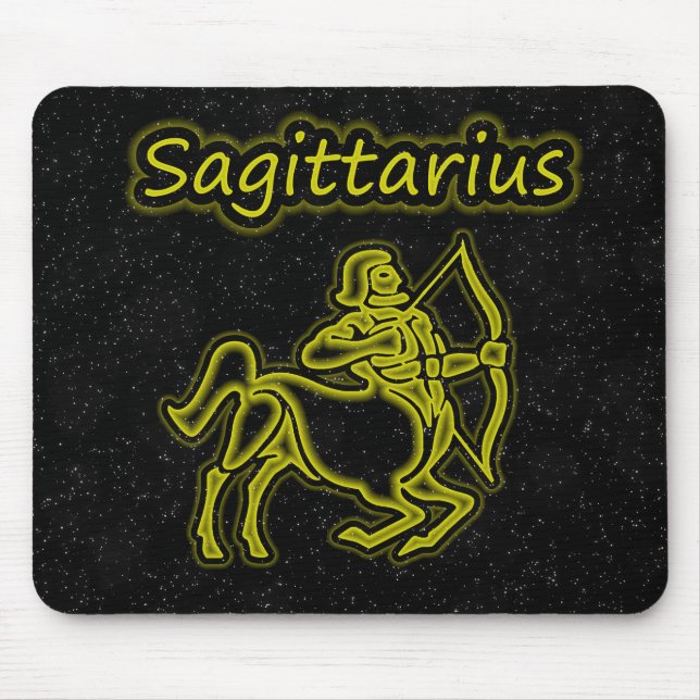 Bright Sagittarius Mouse Pad (Front)