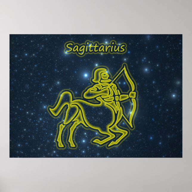 Bright Sagittarius Poster (Front)