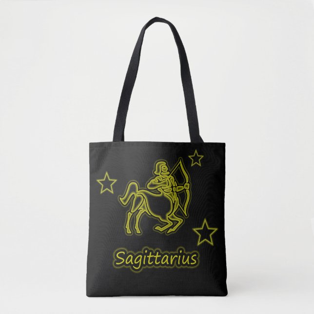 Bright Sagittarius Tote Bag (Front)